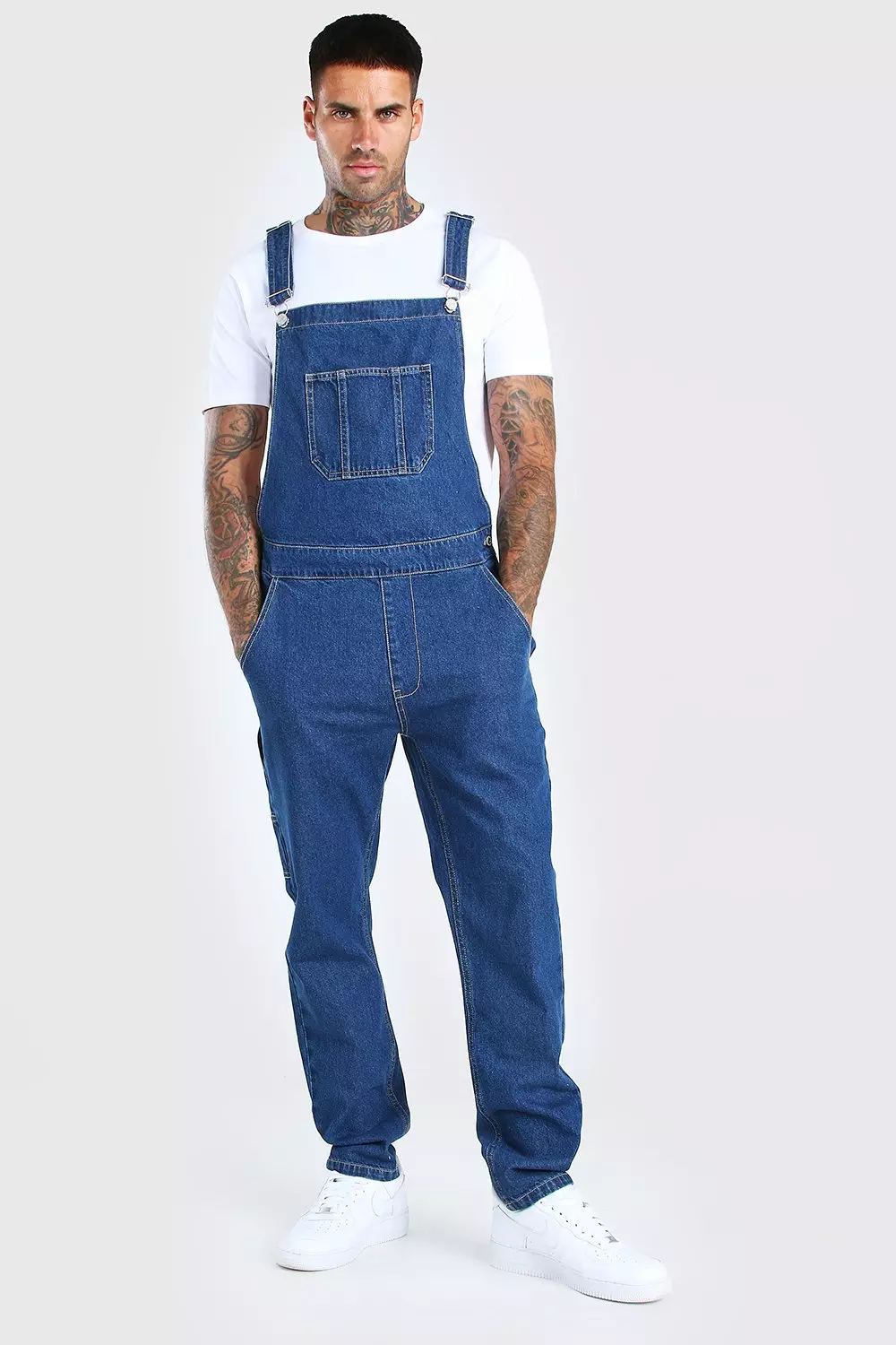 Full Length Denim Overalls